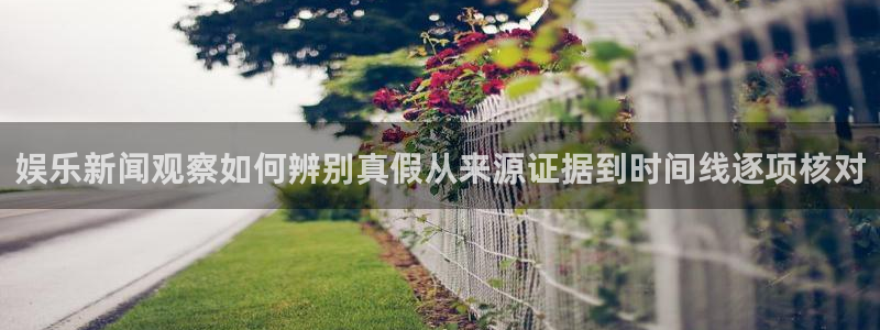 吃瓜最新热搜：娱乐新闻观察如何辨别真假从来源证据到时间线逐项核对