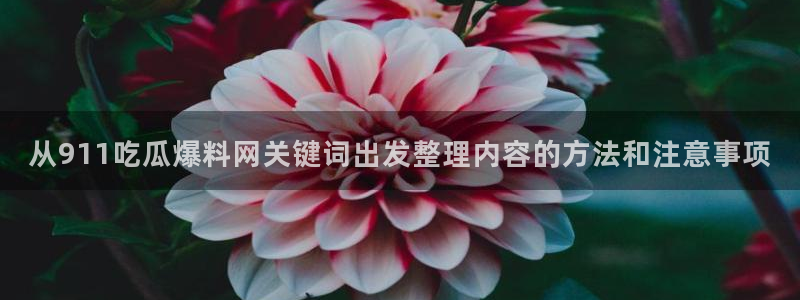 51吃瓜热点榜:从911吃瓜爆料网关键词出发整理内容的方法和注意事项